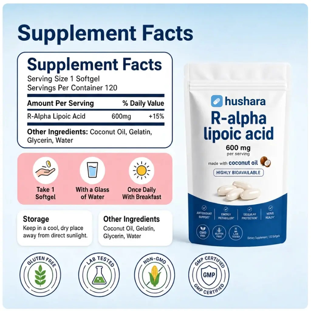 Max Potency R-Alpha Lipoic Acid Nerve Support
